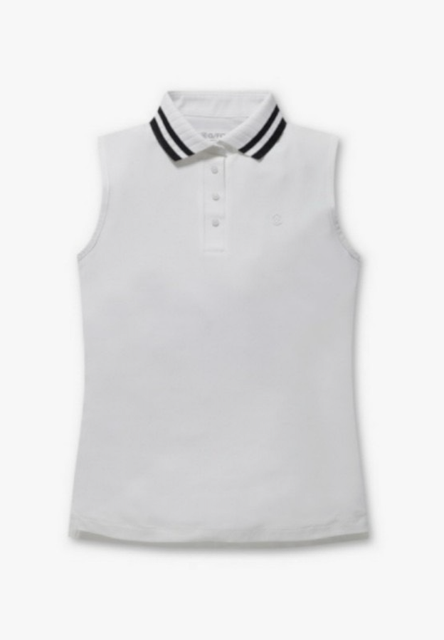 지포어여성골프웨어원피스PIQUE민소매플리츠폴로