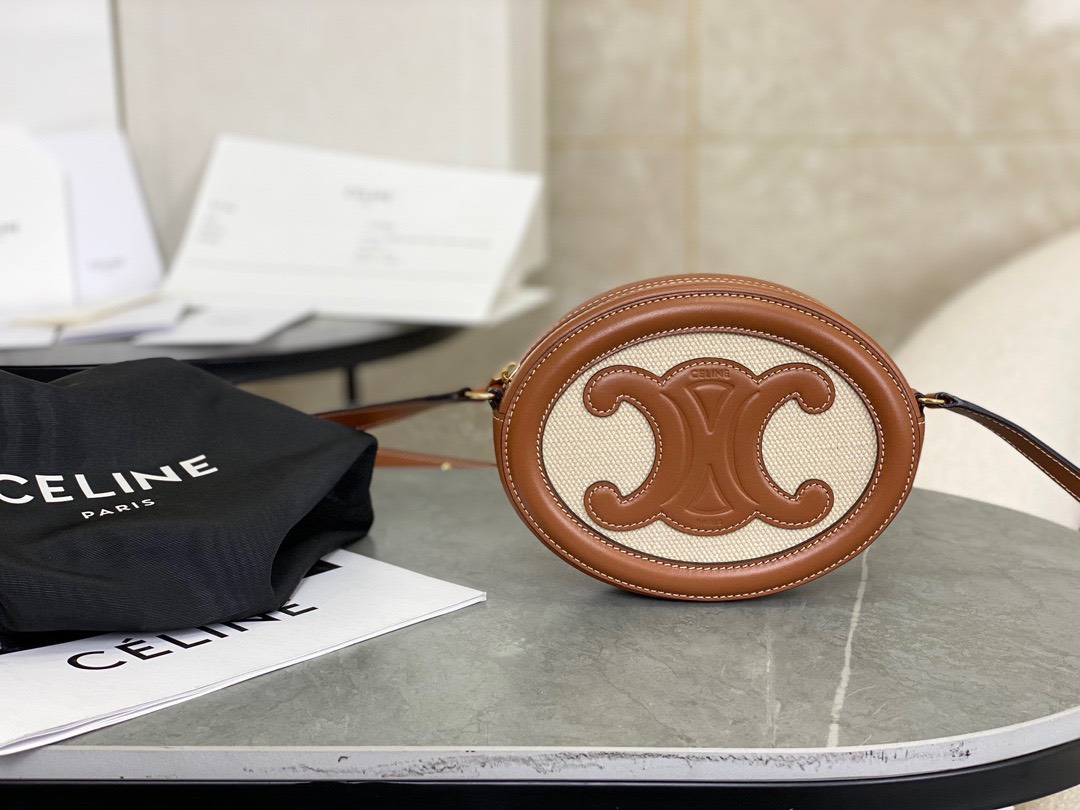 셀린느 Crossbody Oval Purse 여성 미니백