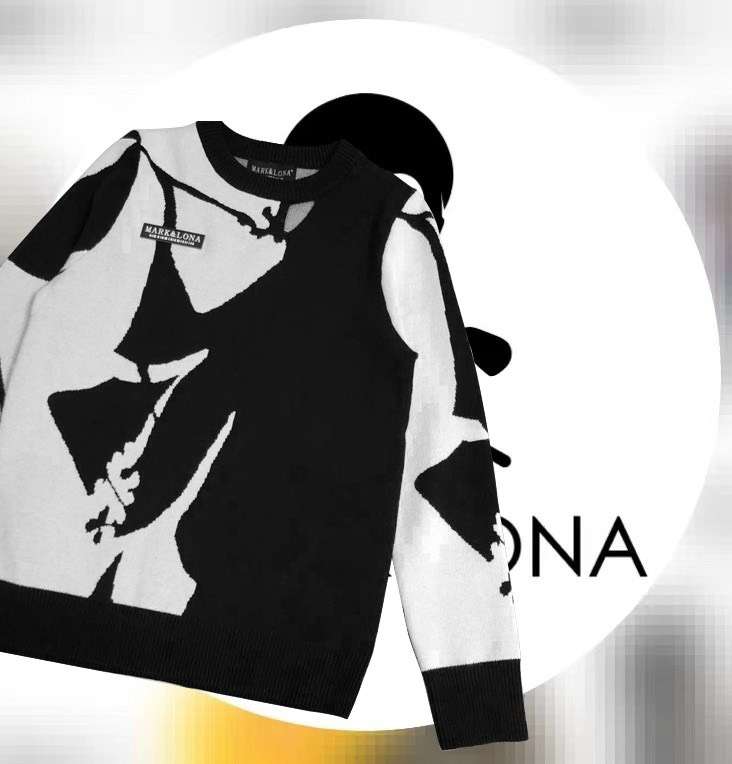 마크앤로나 여성 골프 니트