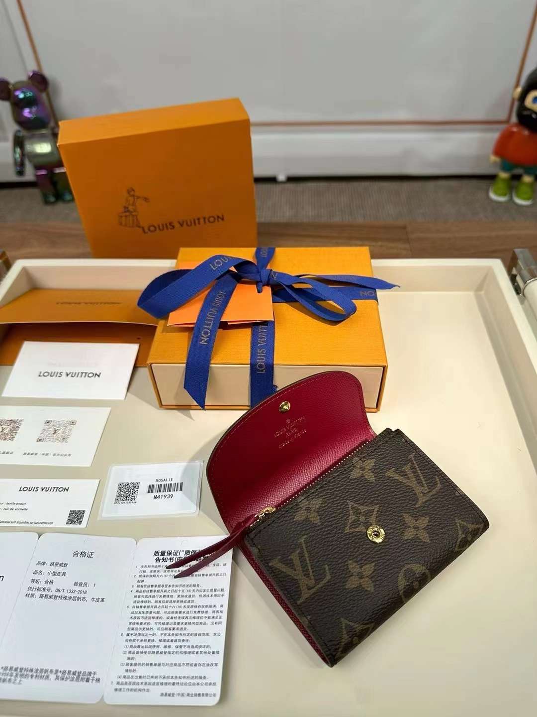 루이비통 로잘리 코인 퍼스 여성 반지갑