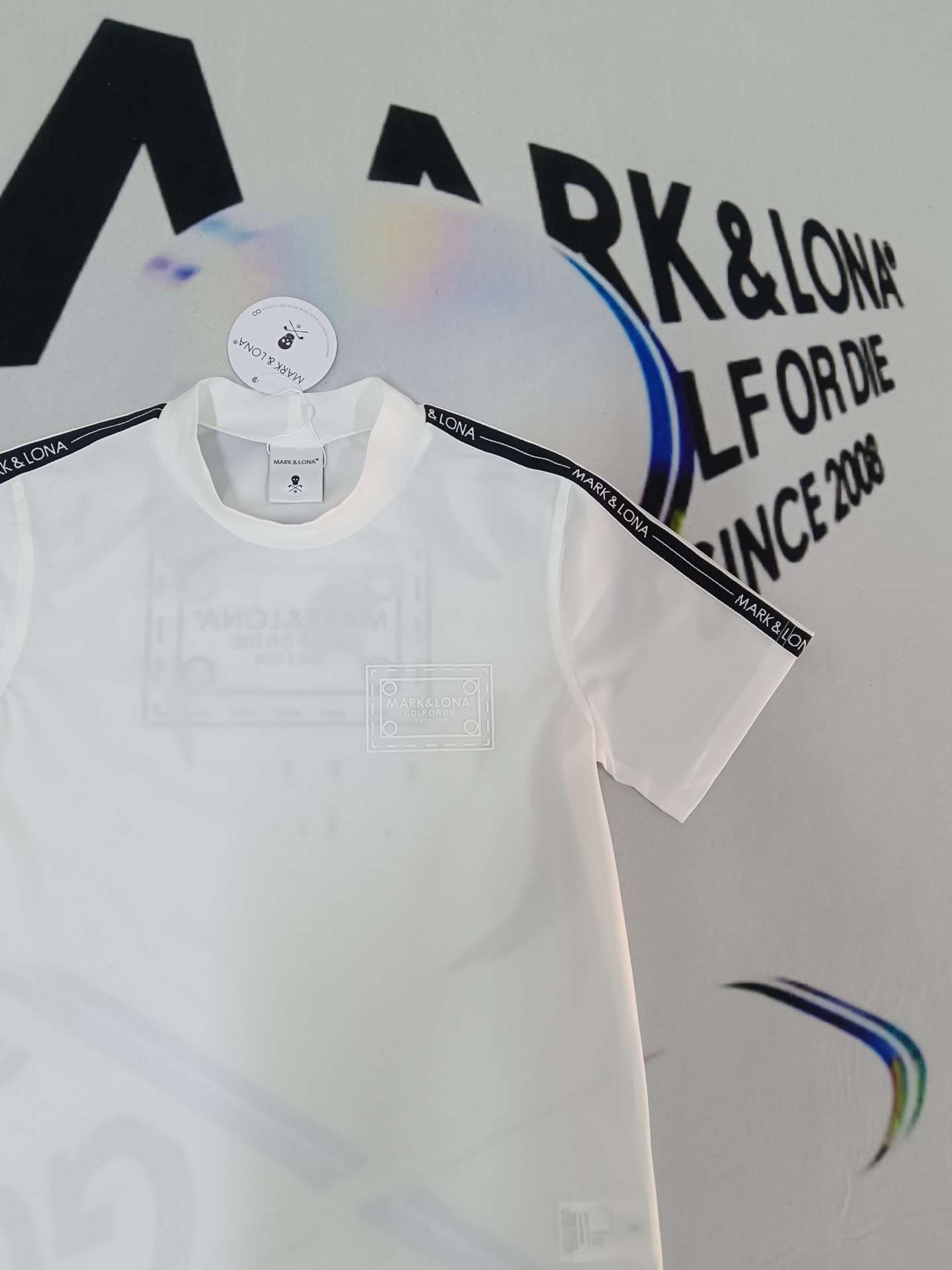 Mark&Lona Herald-fit 남성 골프 반팔티