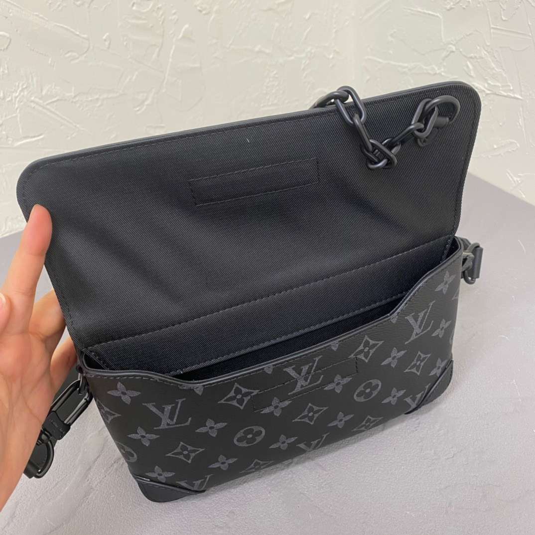 루이비통 Steamer Messenger Monogram Eclipse 남성 가방