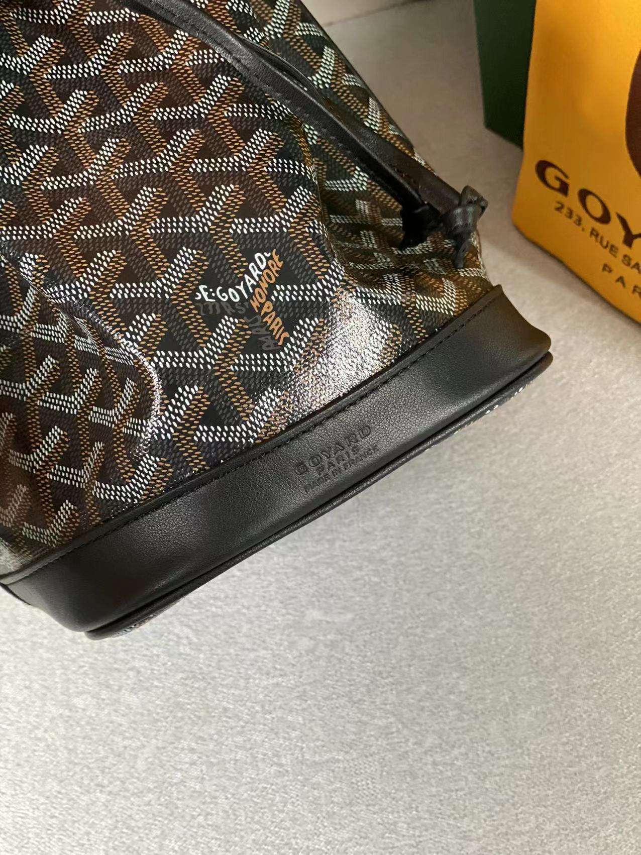 고야드 쁘띠플로 여성 버킷백