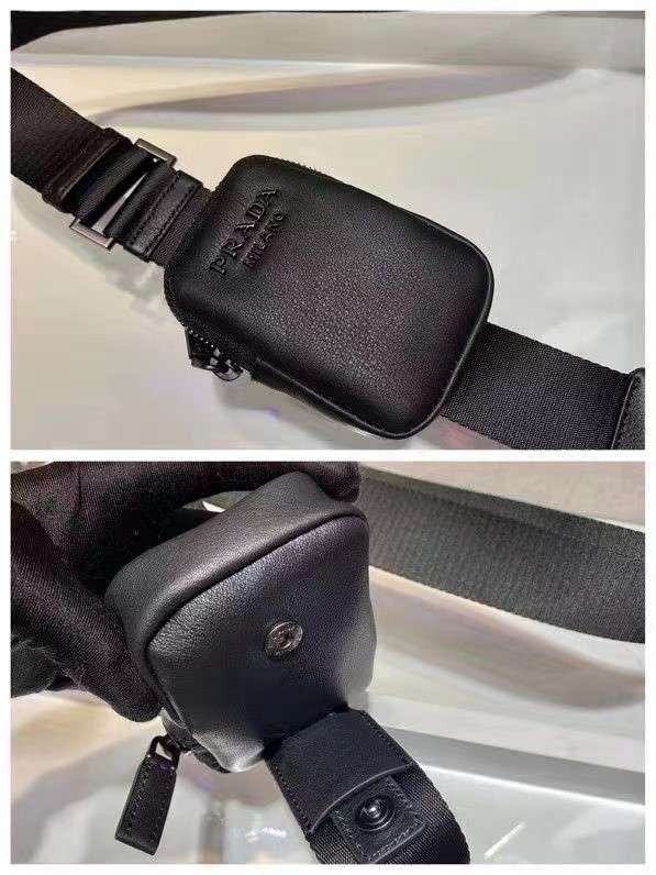 프라다 삼각 로고 남성 크로스백