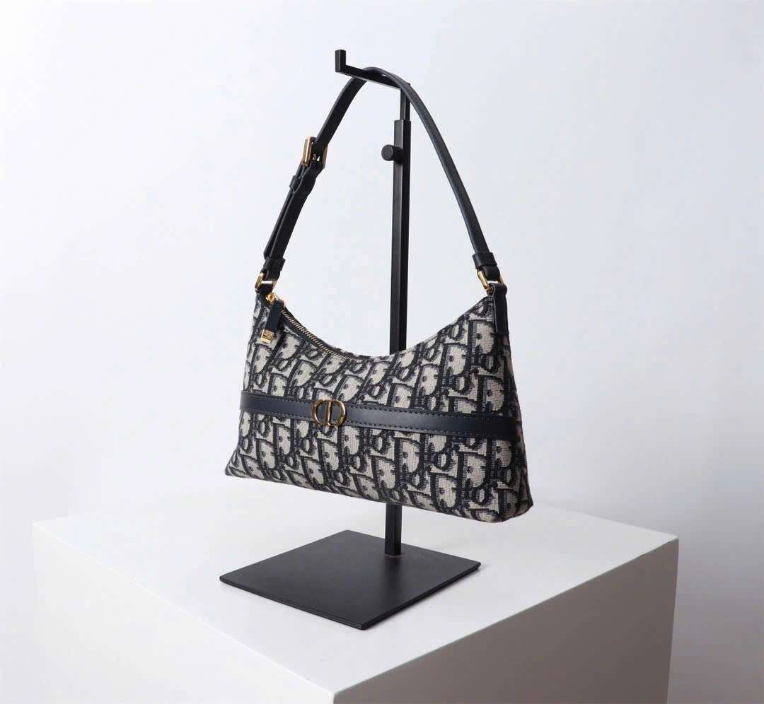 디올 Montaigne Mini Hobo 여성 숄더백