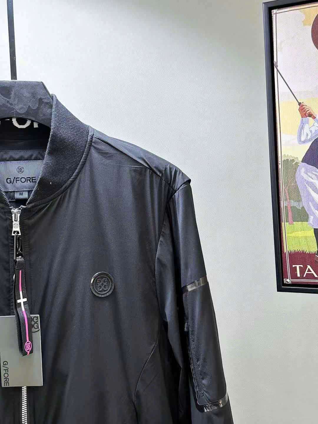 지포어 가슴 로고 남성 골프 자켓 (2컬러)