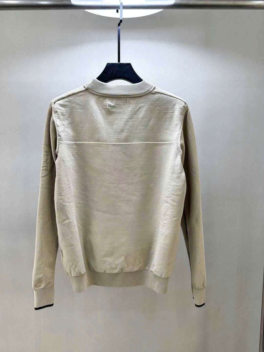 지포어 가슴 로고 남성 골프 니트