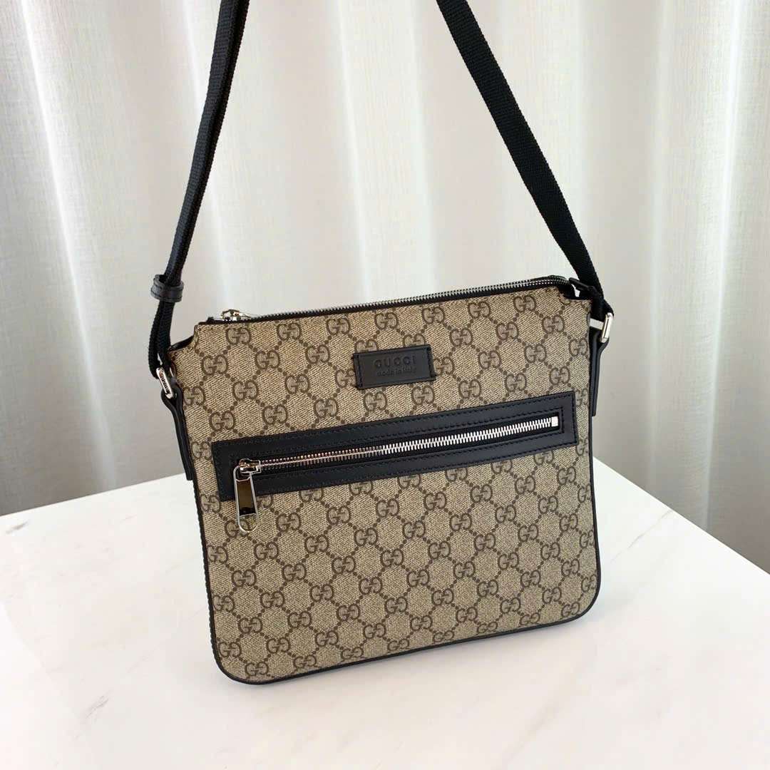 구찌 캔버스 트리밍 메신저 남성 크로스백