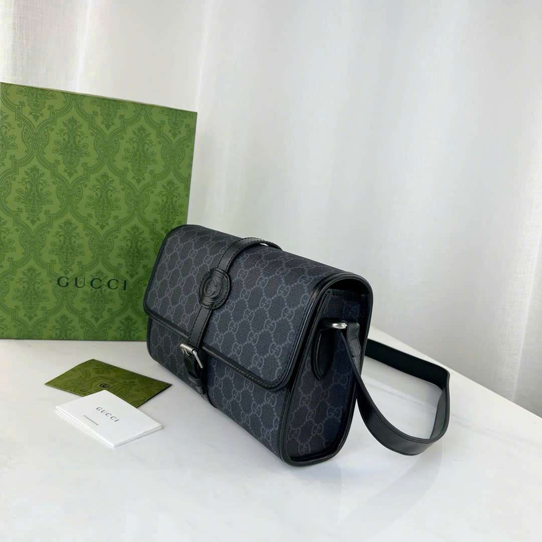 구찌 Jacquard Buckle 남성 가방