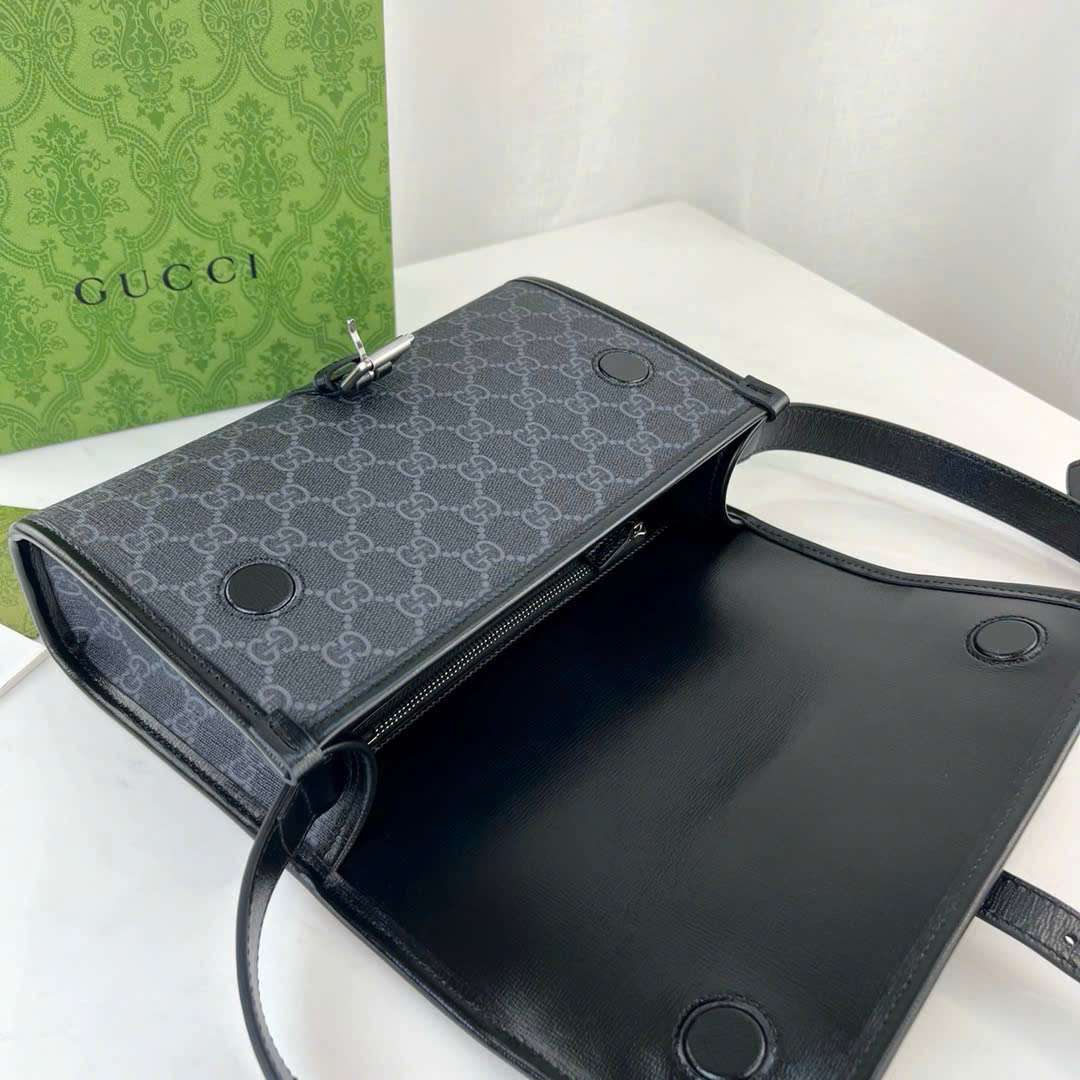 구찌 Jacquard Buckle 남성 가방