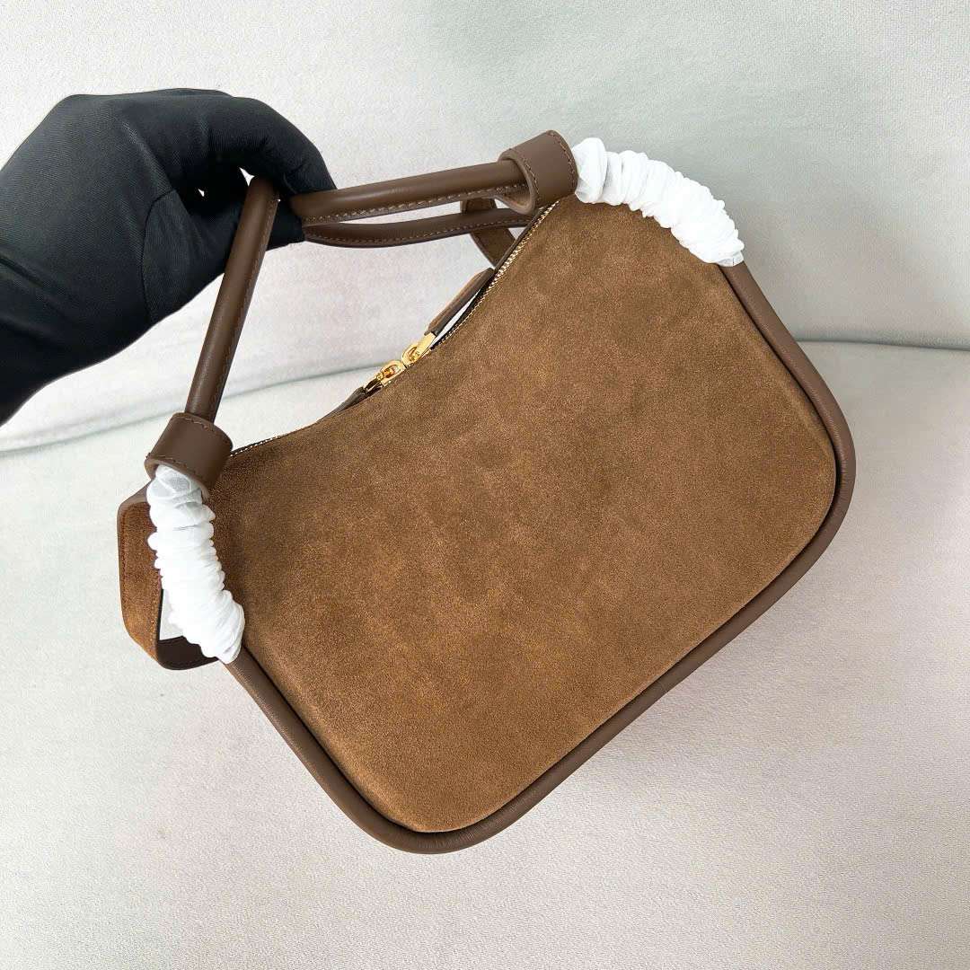 프라다 Suede Brown 여성 가방