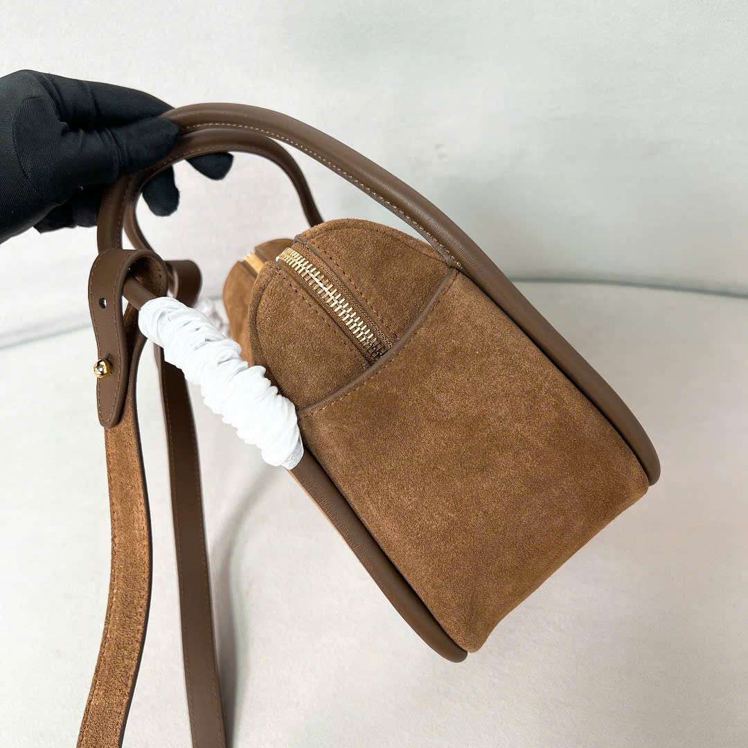 프라다 Suede Brown 여성 가방