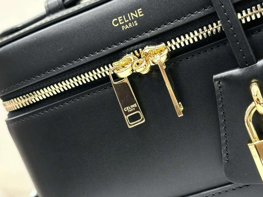 셀린느 베니티 샤이니 카프스킨 블랙 여성 가방