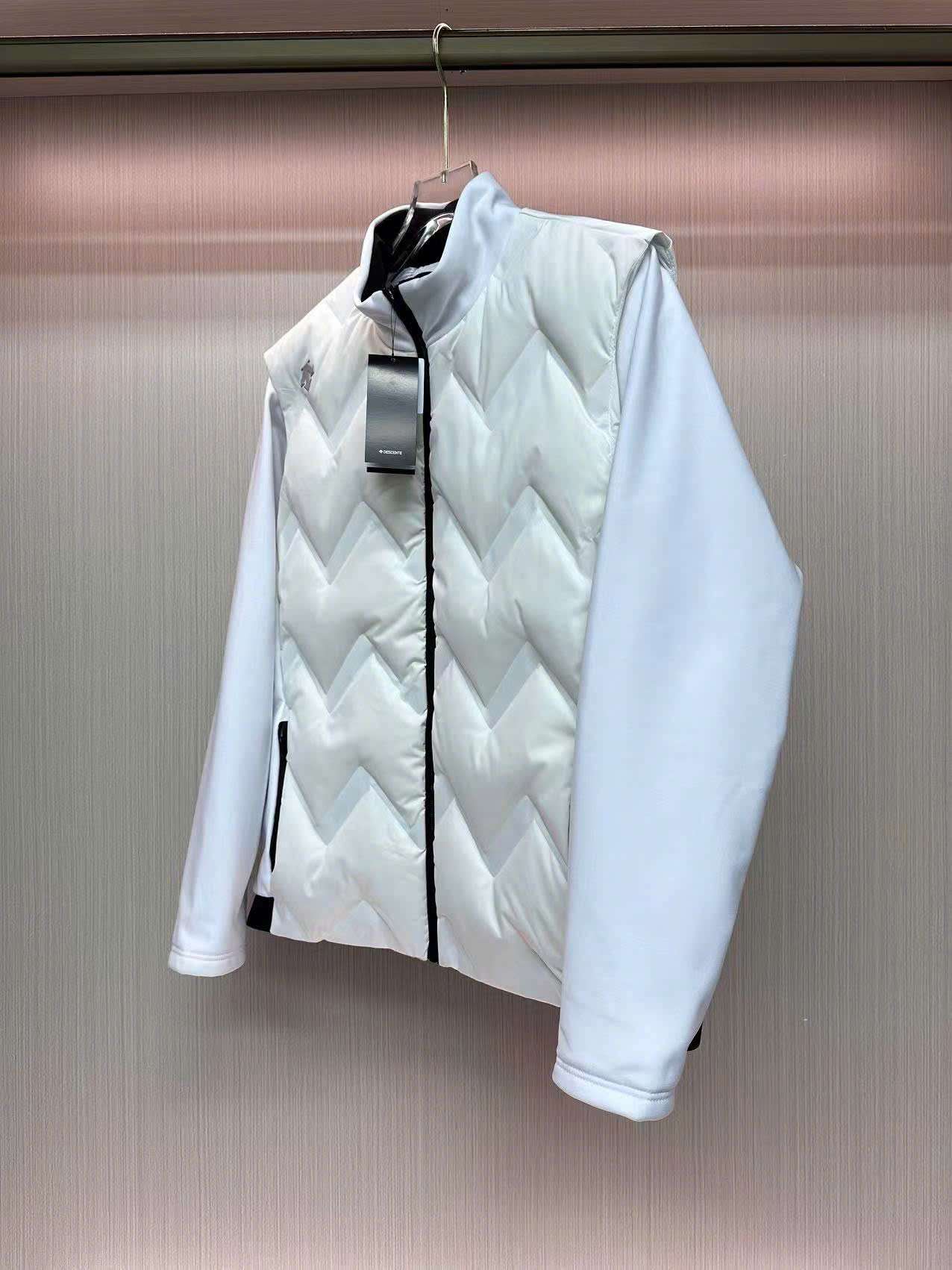 DESCENTE 투피스 다운 코트 남성 골프 상의