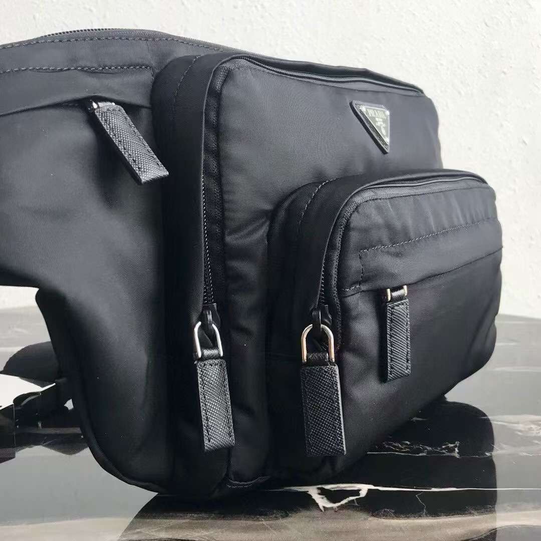 프라다 패브릭 남성 벨트백