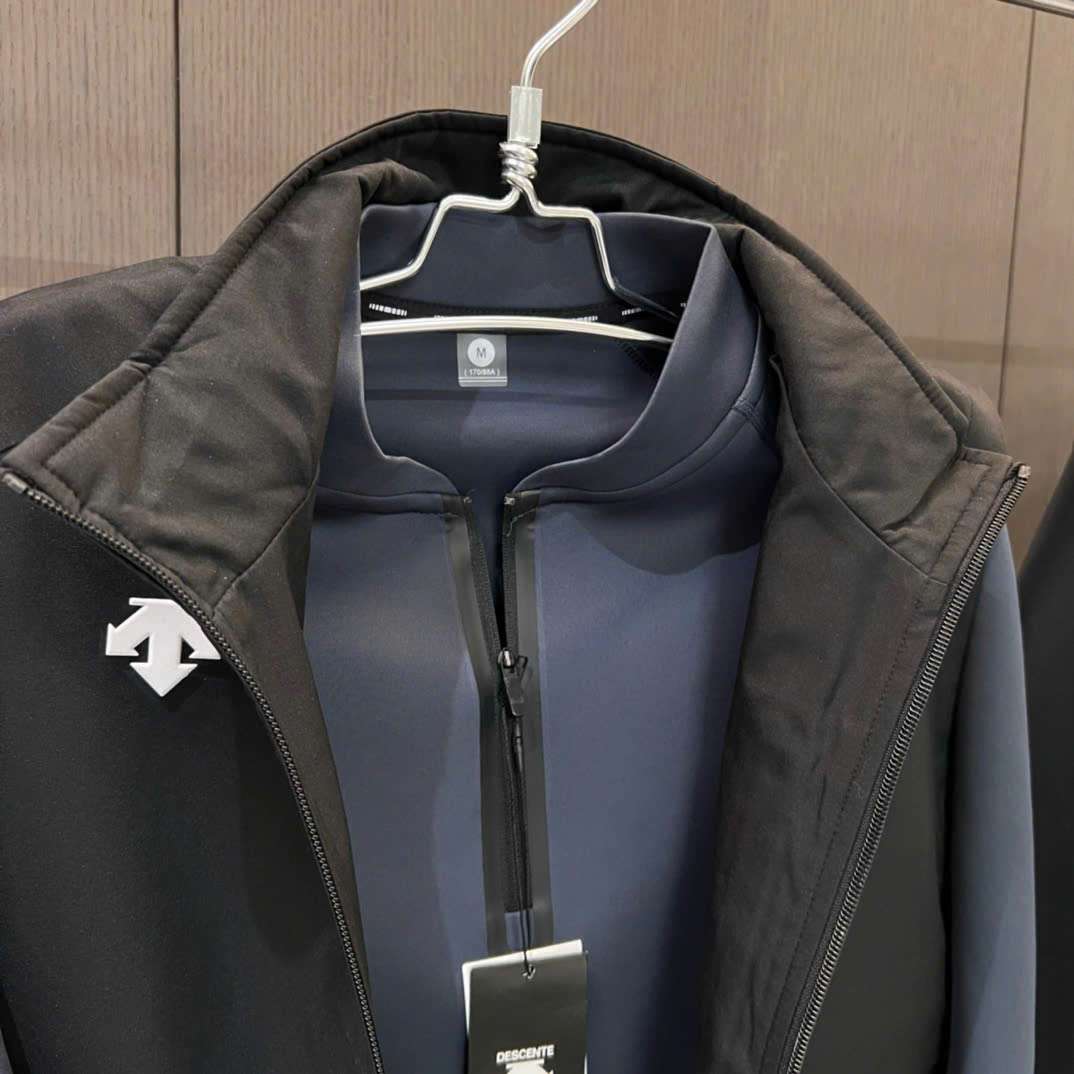 DESCENTE 어깨 로고 남성 골프 조끼