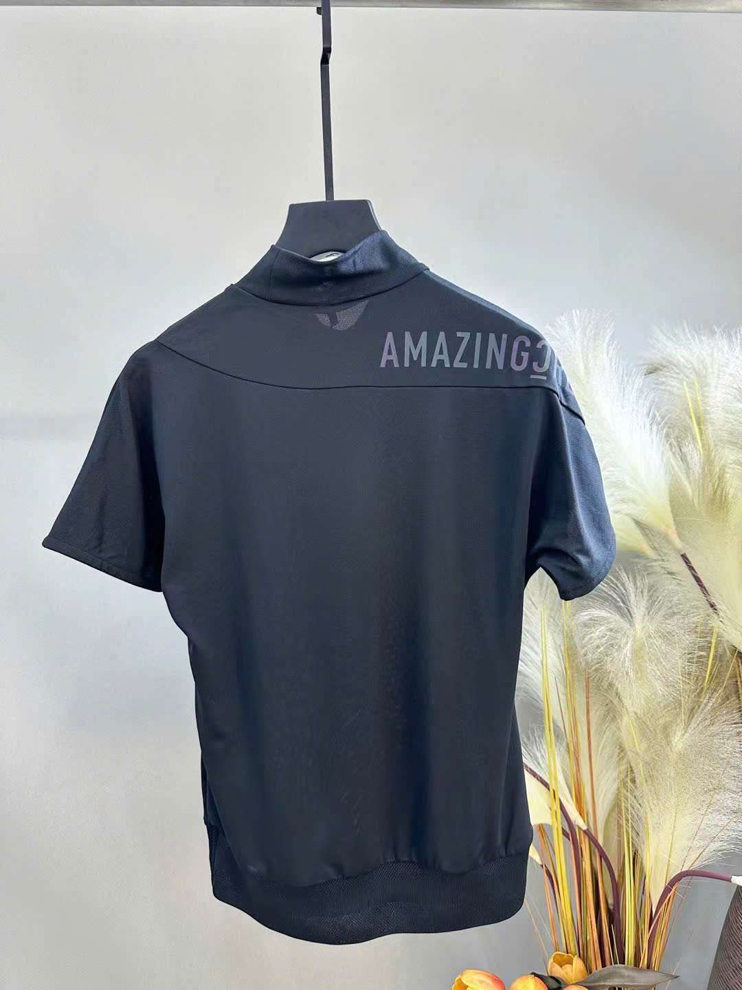 어메이징크리 시그니처 로고 여성 골프 상의 (2컬러)