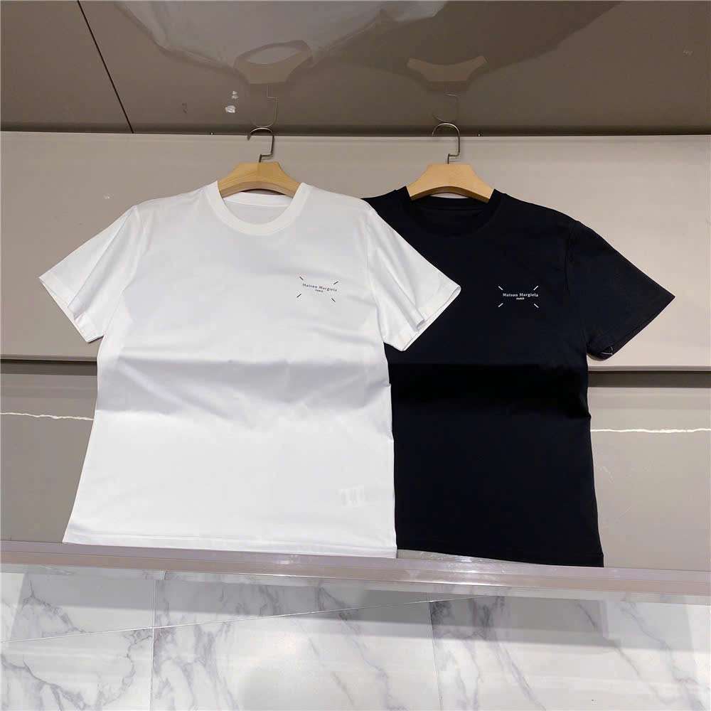 Maison Margiela 앞뒤 로고 남성 상의