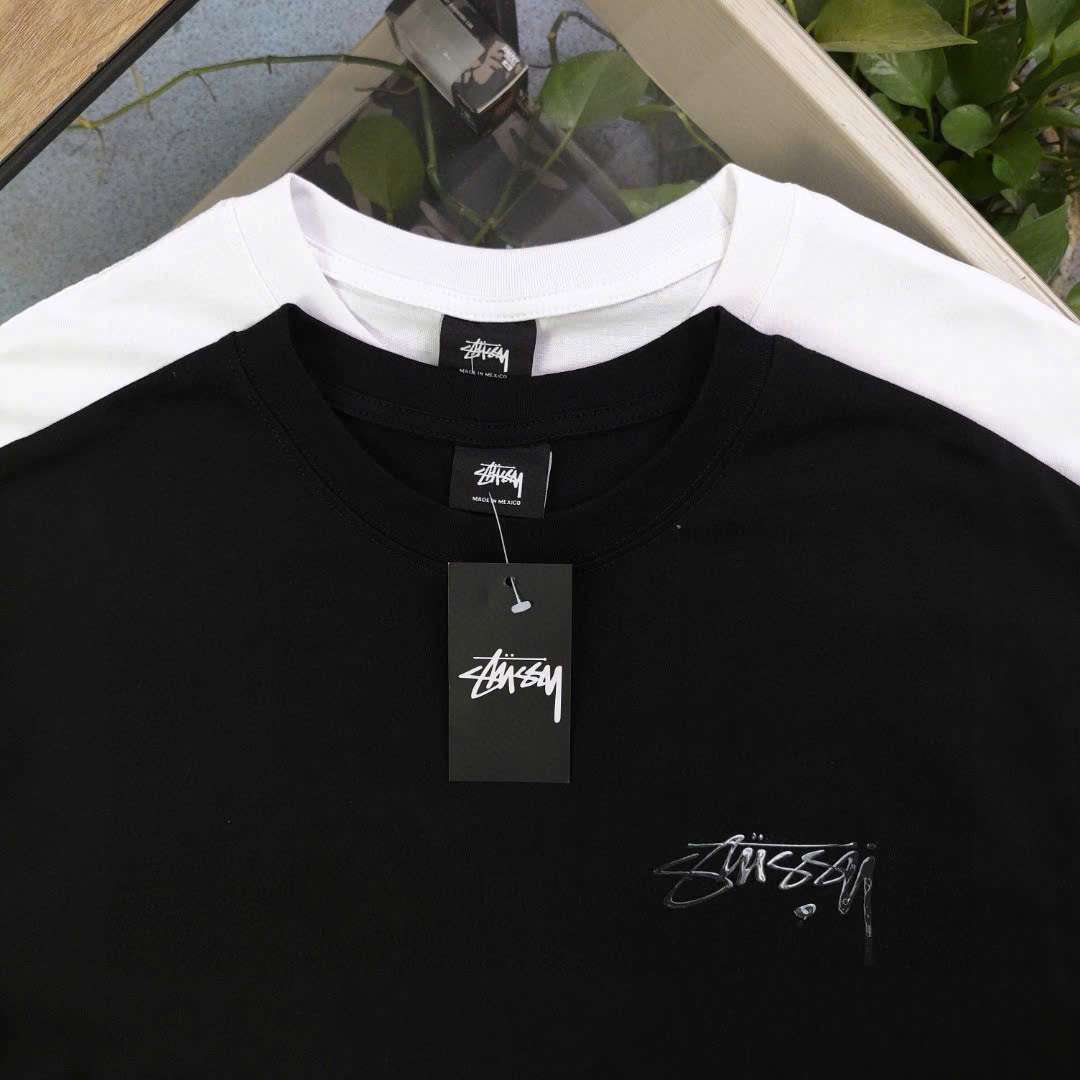 스투시 앞뒤 로고 남여공용 반팔티 (2컬러)
