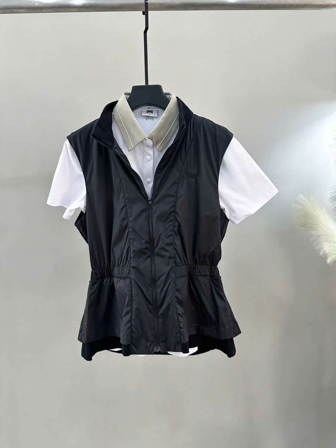 PXG 자수 로고 여성 골프 조끼