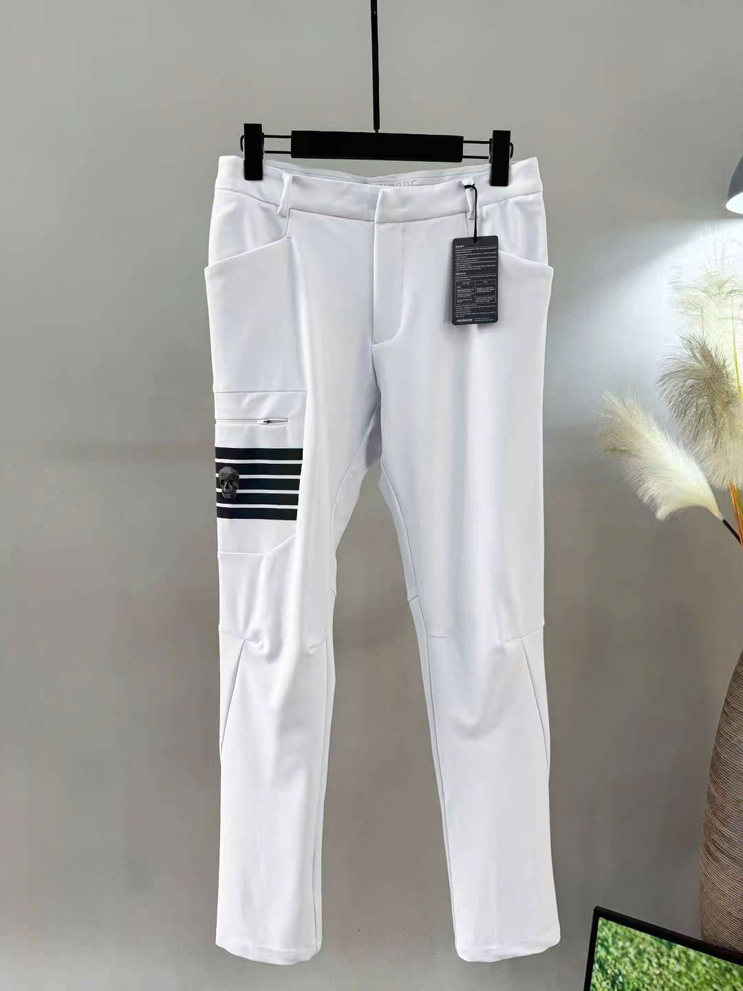 어메이징크리 시그니처 로고 남성 골프 긴바지