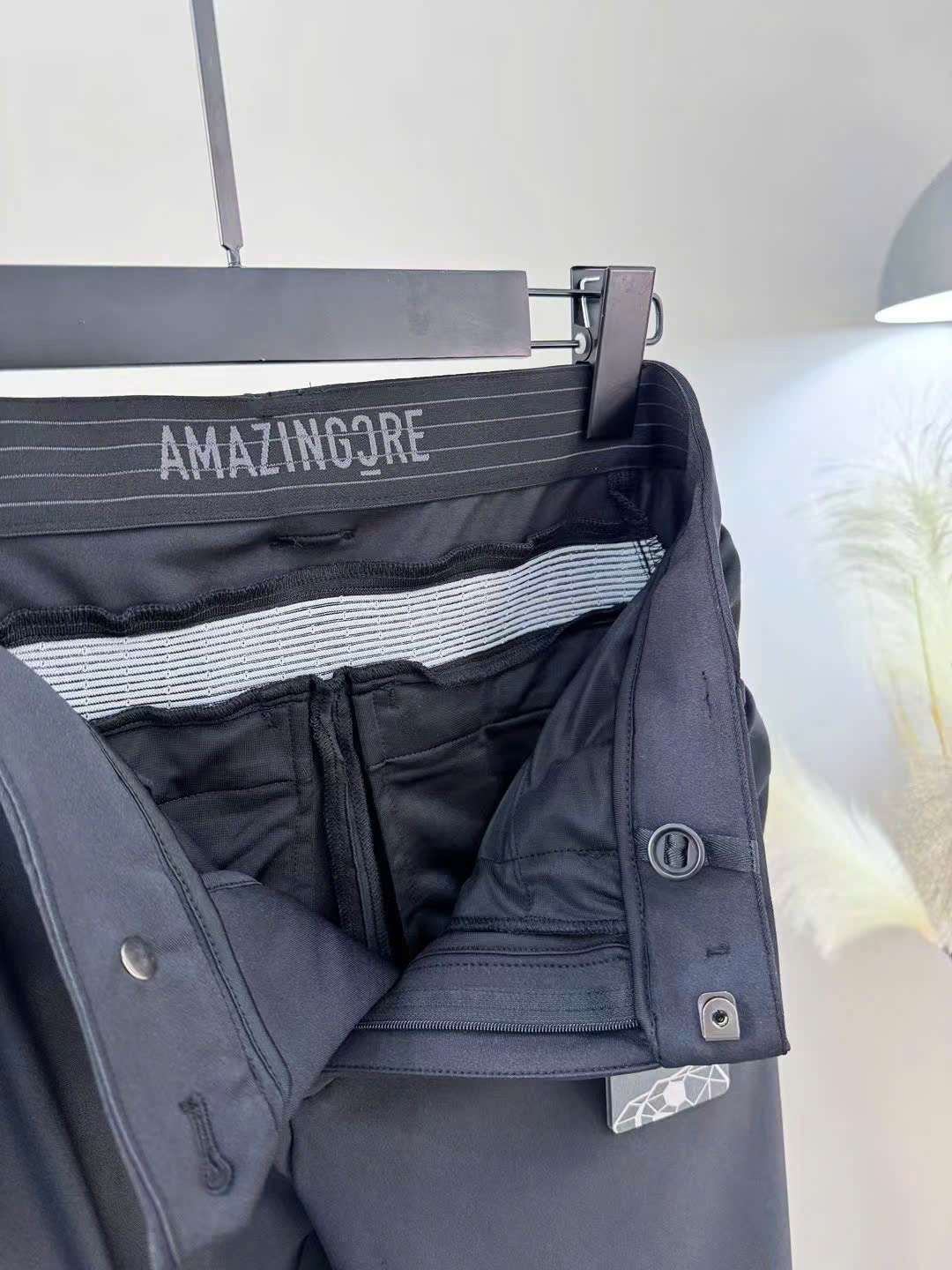 어메이징크리 시그니처 로고 남성 골프 긴바지