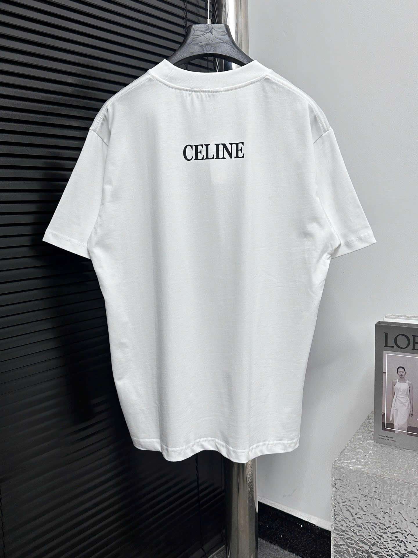 셀린느 앞뒤 로고 남여공용 반팔티 (2컬러)