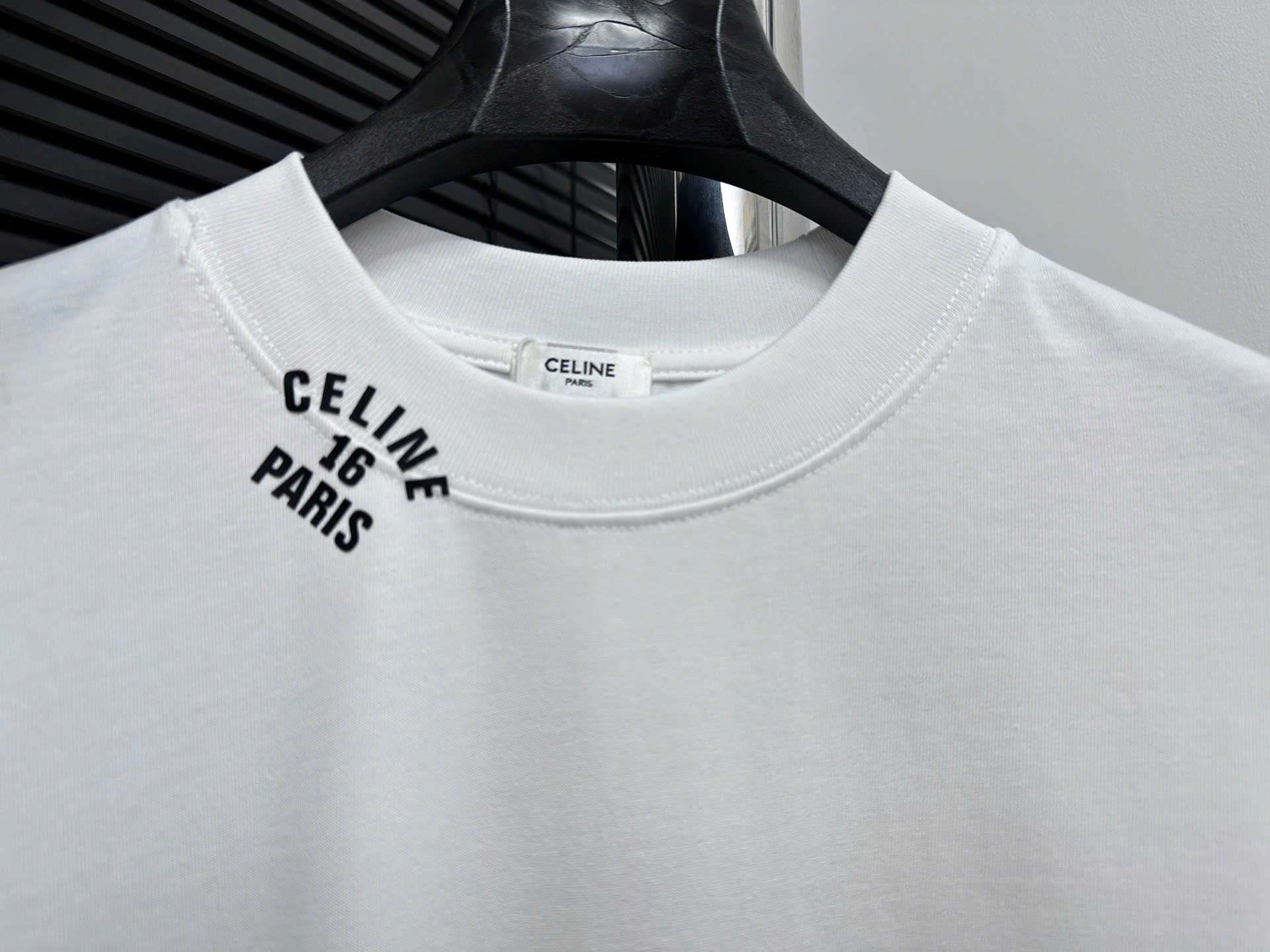 셀린느 앞뒤 로고 남여공용 반팔티 (2컬러)