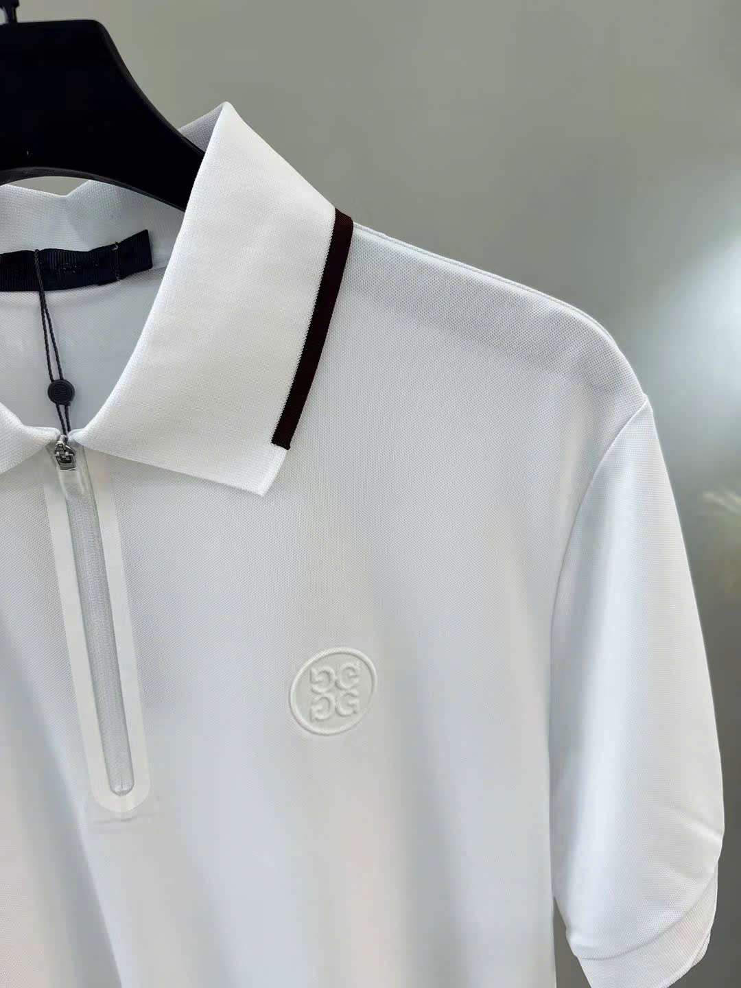 지포어 가슴 자수 로고 남성 골프 반팔티