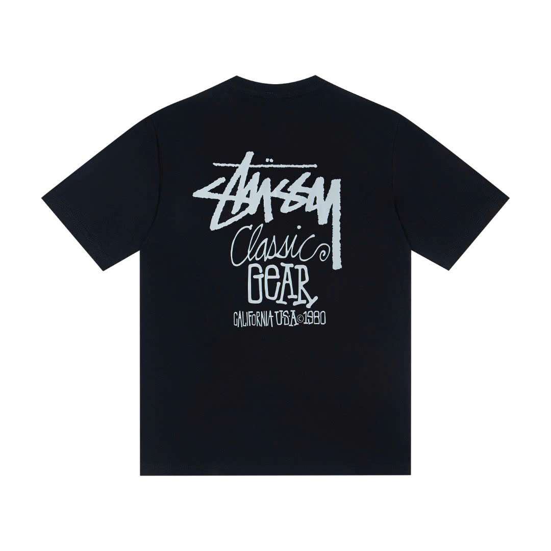 스투시 CLASSIC GEAR TEE PIGMENT DYED 남여공용 반팔티